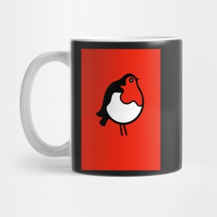 Red Breasted Robin Mug